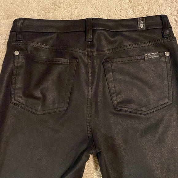 7 for all Mankind Black Pants - Picture 3 of 4